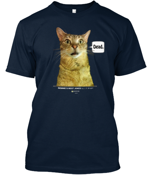 Bernie's Best Jokes navy dead t-shirt